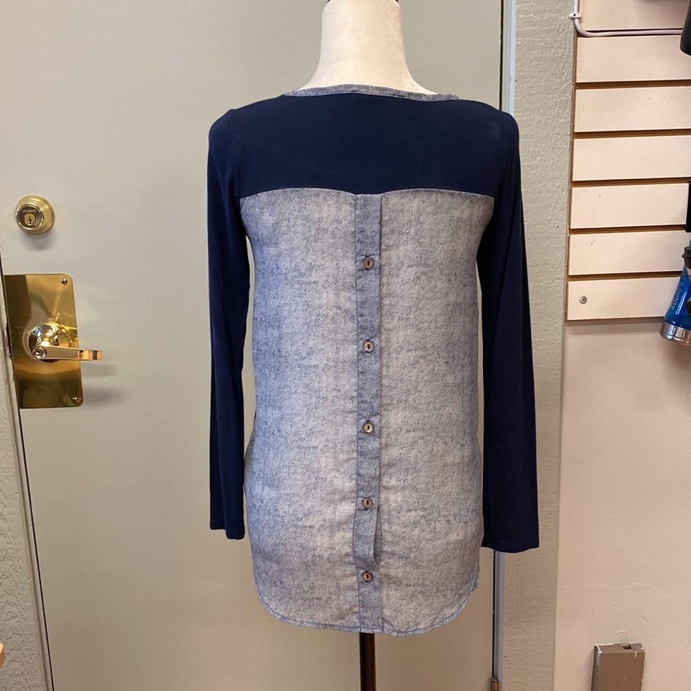 Loveappella Navy Blue Top - S